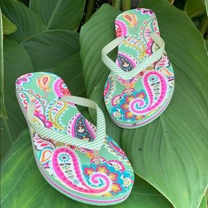 NWOT! Vera Bradley Flip Flops